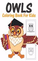 Owls Coloring Book for Kids