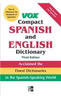 Vox Compact Spanish and English Dictionary, Third Edition (Paperback)
