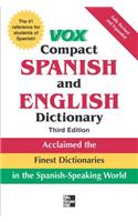 Vox Compact Spanish and English Dictionary, Third Edition (Paperback)