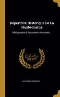 Répertoire Historique De La Haute-marne