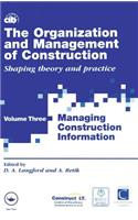 Organization and Management of Construction