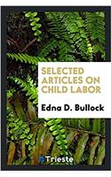 Selected articles on child labor