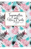 Tagesmutter mit Herz & Seele Notizbuch: 120 Blanko Seiten mit hilfreichem Punktraster - Als liebevolle Geschenkidee für Tagesmütter - Soft Cover - Coverdesign: Pink Jungle
