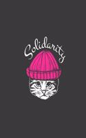 Solidarity Pink Cat Knit Hat