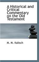 A Historical and Critical Commentary on the Old Testament