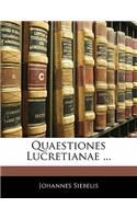 Quaestiones Lucretianae ...