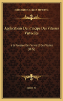 Applications Du Principe Des Vitesses Virtuelles