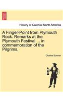 Finger-Point from Plymouth Rock. Remarks at the Plymouth Festival ... in Commemoration of the Pilgrims.