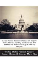International Finance Discussion Papers
