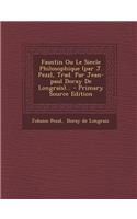 Faustin Ou Le Siecle Philosophique (Par J. Pezzl, Trad. Par Jean-Paul Doray de Longrais)... - Primary Source Edition