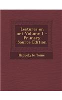 Lectures on Art Volume 1 - Primary Source Edition