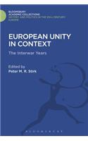 European Unity in Context: The Interwar Period