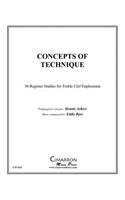 Concepts of Technique: for treble clef Euphonium