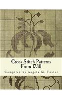 Cross Stitch Patterns From 1730: (English)