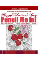 Happy Valentine's Day Adult Colouring Book Doodle Pad and Journal Europe