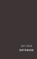 Dot Grid Notebook: 110 Dot Grid Pages, (8 X 10) Inches (Charcoal)(English)