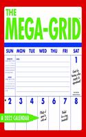 Mega 2022 Grid Wall Calendar