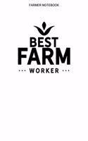 Farmer Notebook: Blank Interior With Page Numbers - 100 Pages - Farming Logbook Farm Journal