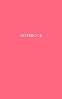 Notebook: Half Picture Half Wide Ruled Notebook - Small (5 x 8) inches) - 110 Numbered Pages - Pink Softcover