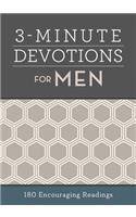 3-Minute Devotions for Men: 180 Encouraging Readings(3-Minute Devotions)