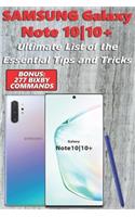 Samsung Galaxy Note 10-10+ - Ultimate List of the Essential Tips and Tricks (Bonus: 277 Bixby Commands)