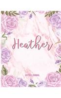 Heather Dotted Journal