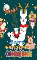 Merry Christmas Coloring Book: 50 Wonderful Pages to Color with Santa Claus, Reindeer, Snowmen & More! Easy & Big Coloring Books for Preschoolers,