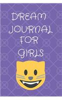 Dream Journal for Girls: 100 Guided Dream Journal Entries for Girls