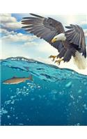 Eagle Notebook: 8.5 X 11 202 College Ruled Pages