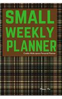 Cookie Small Weekly Planner