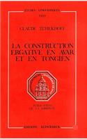 La Construction Ergative En Avar Et En Tongien