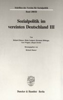 Sozialpolitik Im Vereinten Deutschland III
