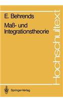 Maß- Und Integrationstheorie