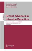 Recent Advances in Intrusion Detection