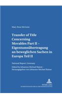 Transfer of Title Concerning Movables