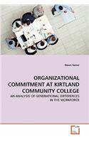 Organizational Commitment at Kirtland Community College: (English)