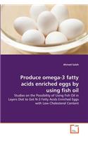 Produce omega-3 fatty acids enriched eggs by using fish oil