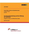 Zur Personalentwicklung und ihrer Wirkung auf Individuen