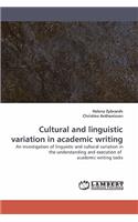 Cultural and linguistic variation in academic writing