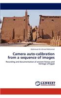 Camera auto-calibration from a sequence of images