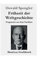 Frühzeit der Weltgeschichte (Großdruck): Fragmente aus dem Nachlass