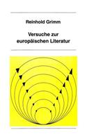 Versuche Zur Europaeischen Literatur