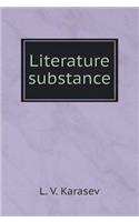 Literature Substance