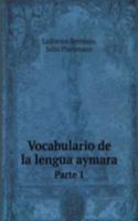 Vocabulario de la lengua aymara
