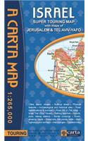 Carta's Israel Super Touring Map