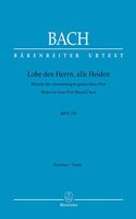 Motet No.6 Lobet den Herrn, alle Heiden BWV 230 (Choral Score)