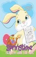 Springtime Activity Book for Kids