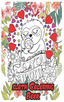 Sloth Coloring Book