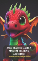 Baby Dragons Magic A Magical Coloring Adventure: Premium Coloring Book for Children