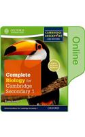 Complete Biology for Cambridge Secondary 1